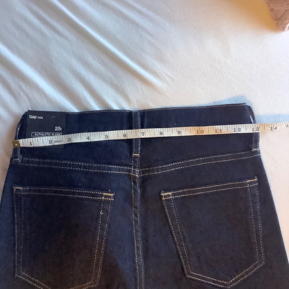 NWT Gap 1969 Indigo Wash Authentic Flare Jeans Sz 25r Sz 0 - Picture 9 of 9